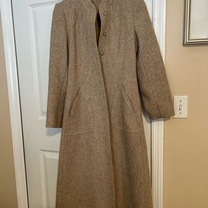 Vintage tan dress cool coat